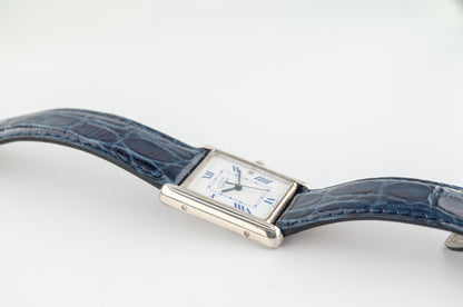 Cartier Tank Must 2414 'Blue Roman'