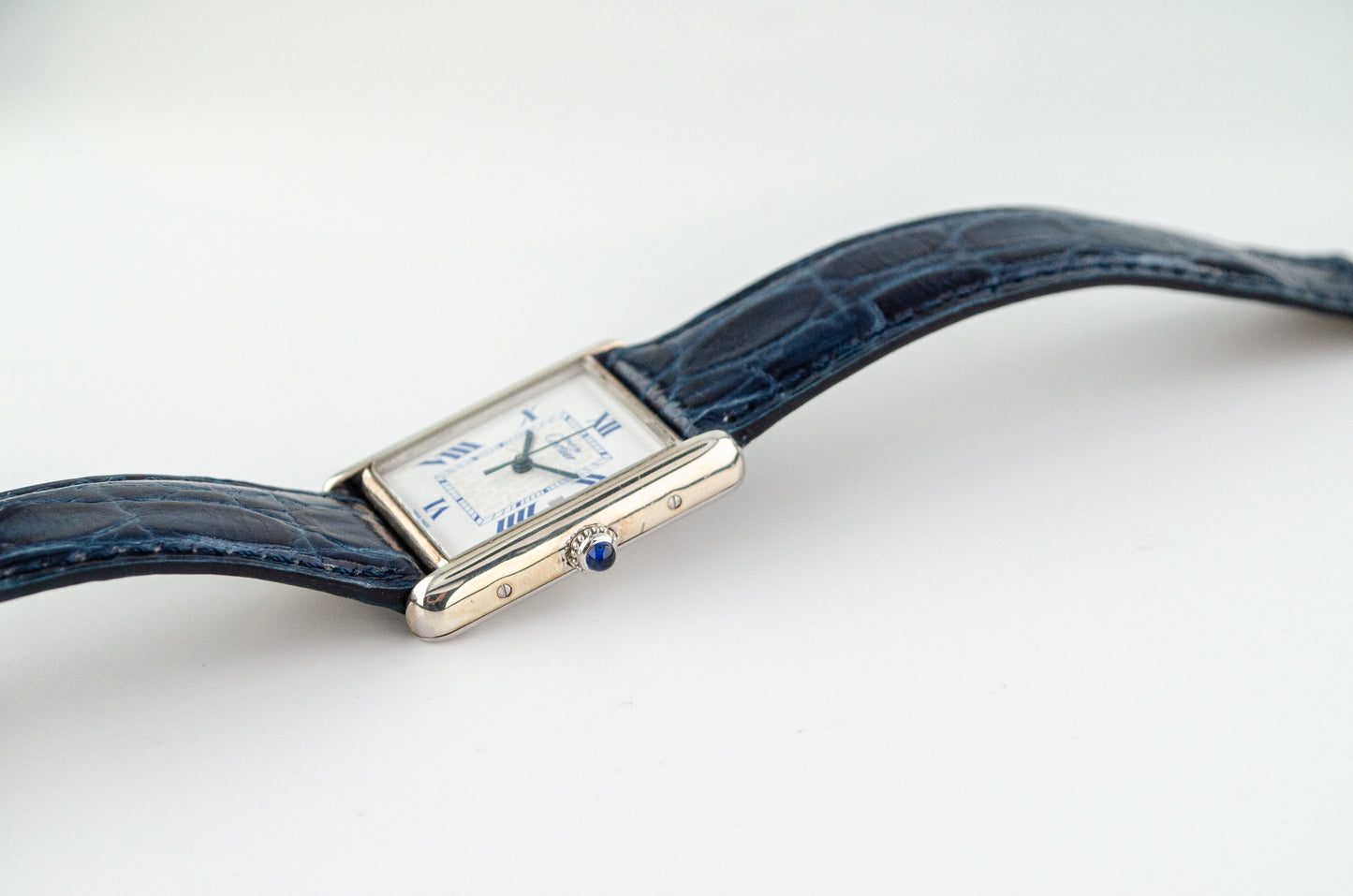 Cartier Tank Must 2414 'Blue Roman'