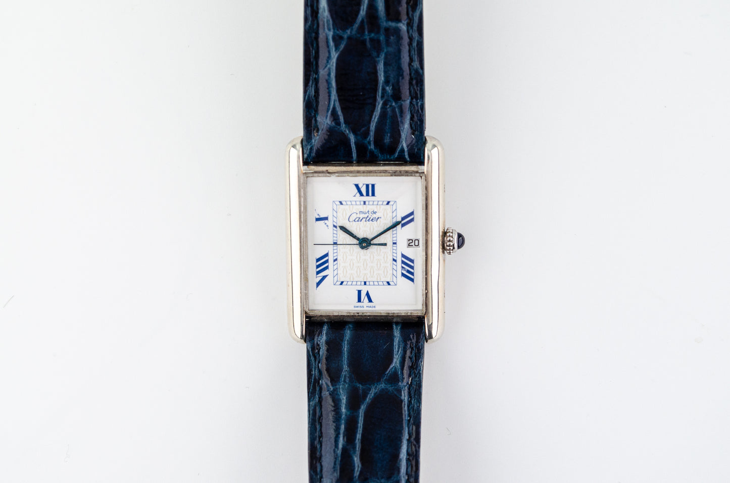 Cartier Tank Must 2414 'Blue Roman'